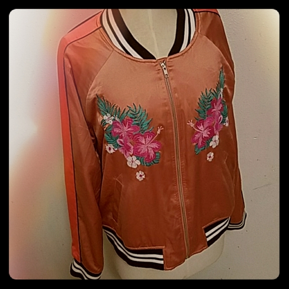Embroidered Mossimo Jacket - Picture 1 of 9